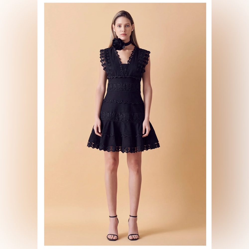 Endless Rose Black Lace Dress Size Small NWOT